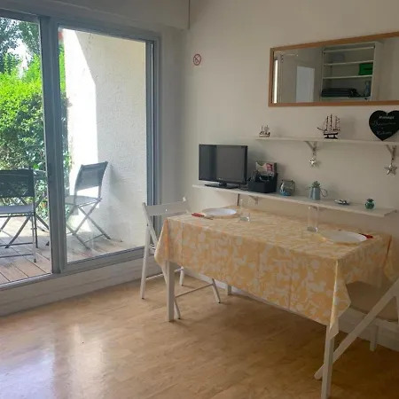 Daire **studio Cabine Avec Terrasse, Jardin, A 500m De La Plage - Wifi Et Stationnement Inclus** - Fr-1-465-101 *