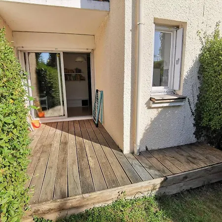 Daire **studio Cabine Avec Terrasse, Jardin, A 500m De La Plage - Wifi Et Stationnement Inclus** - Fr-1-465-101 *